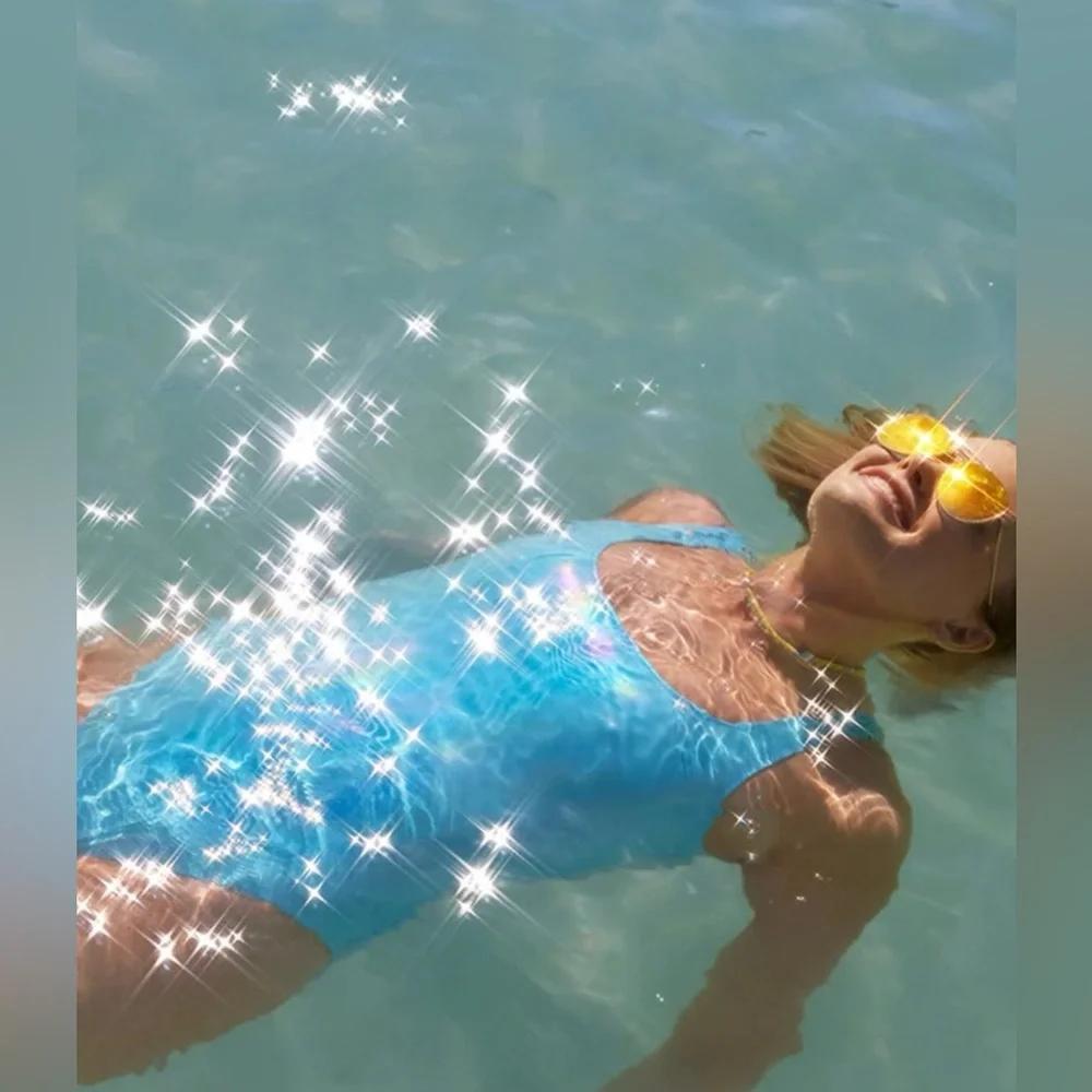 NWOT - Aerie metallic babewatch one piece - XL - Picture 4 of 8